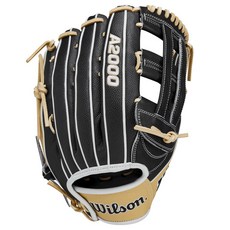 Wilson 外野手手套右投用 2024 A2000 PF50SS, 黑色 + 金色 + 白色, 1個