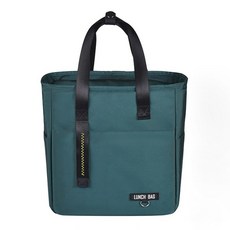 野餐保溫保冷PEVA防水便當袋, 綠色, 1個