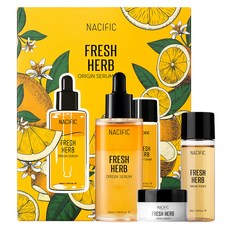 NACIFIC Origin 清新香草3件組 化妝水30ml+精華液50ml+面霜12ml, 1組