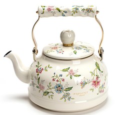 EJIRY 普羅旺斯搪瓷水壺, 2.3L, Ivory