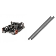 틸타 15mm LWS 베이스 플레이트 타입 6 + 30cm로드 세트 택티컬그레이, TA-BSP6-15, R15-300-B, 1세트