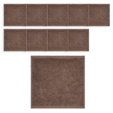 영신타올 코튼뷰 다용도 주방타올 31 x 31 cm, 브라운, 10개