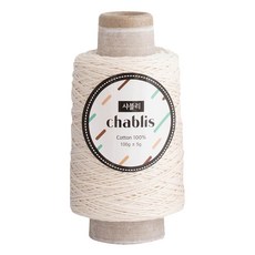 Yarna Jana Chablis Consa 針織紗 100 公克, 102白霜, 1個