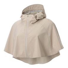 Cleveland GOLF 女款縫線處理防水面料連帽雨披 CGWCA41585, 淺褐色, 1個