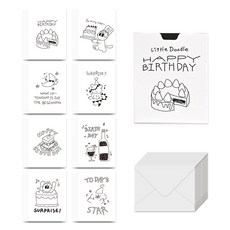 Monolike Little Doodle 生日快樂留言卡組, Series 1, 1套