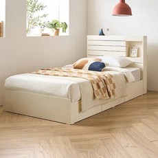 리바트 커먼베드 패널형 침대 서랍형 방문설치, 화이트