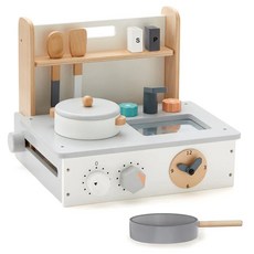 KidSConcept 原木迷你廚房玩具, 1個, 混合顏色