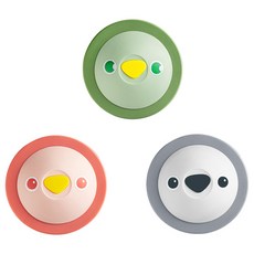 Risun廁所排水道除臭蓋 3種組, 綠色、粉紅色、灰色