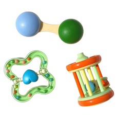 Green Life 搖鈴3件組, 混色