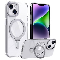 스페이스쉴드 맥세이프 호환 킥 스탠드 휴대폰 케이스