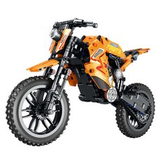 Prand 摩托車組裝科技系列 樂高相容積木 47105, 混合顏色