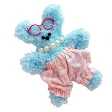 하하슬라임 빤쮸곰팅이 모루키링 만들기 DIY 세트, 스카이, 1개