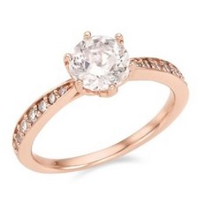 오에스티 925 순은 1캐럿 시뮬럿다이아 미스링 반지