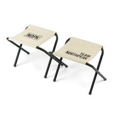 NORTHPEAK Holiday露營椅 2入+收納包 2入組, 1組, 豆漿