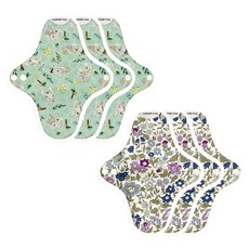 hannahpad 棉質衛生棉護墊 3 種 x 2 件組 F-2, 1組, 17 x 21cm