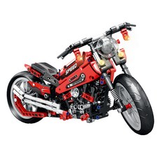 Prand 摩托車 樂高相容積木 470p, 混合顏色