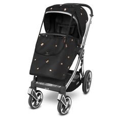 Manito Melange 刺繡 Oyster3 專用防風罩, 泰迪熊黑色, 1個