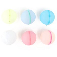 minhwashop 矽膠水球 6種 x 4p 組 I2400090, 混合顏色, 1套