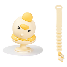 李賢 馬桶坐墊提把 + 馬桶蓋提把套組, 黃色