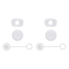 금깨비 텀블러 흘림방지 빨대마개 + 흘림스토퍼 + 누출스토퍼 세트, 투명, 2세트