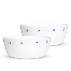 Bacile 洋甘菊冷麵碗, 白色, 2個