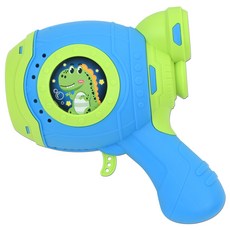 OZ TOY 兒童太空自動泡泡槍 + 50ml補充液套組, 藍色, 1套