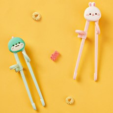 Edison Friends 兒童專用筷 右手用 2件, 萊尼 + 艾迪諾, 1套