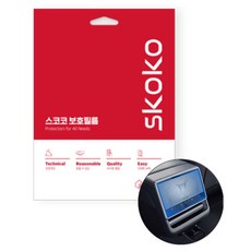 特斯拉 Model 3 Highland 第二排中央扶手箱螢幕 高畫質防反光AR螢幕保護貼組, 單一商品