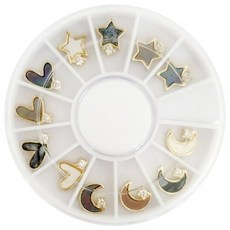 卡卡斯 Funny Nail 大理石美甲飾品組 KN-P1081, 混合色, 1個
