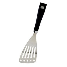 Kitchen Blooming 304不鏽鋼三角斜角鍋鏟, 1個, 黑色