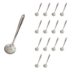 Kitchen Blooming 不鏽鋼304湯勺, 15個, 混色