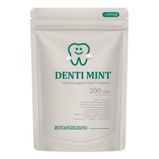 DENTI BUONGIORNO 薄荷固體牙膏, 1個, 140g