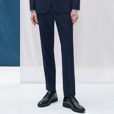 맨잇슈트 남성용 베이직 솔리드 춘하 스트레치 정장 팬츠
