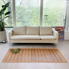 한일카페트 포인트 대나무 카페트, 브라운