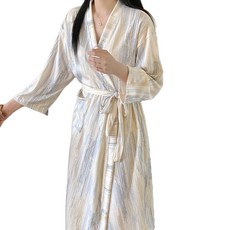 Kumal 長袍 浴袍 沐浴袍 M, 1個, 條紋