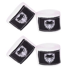 Block Mart 拳擊繃帶 棉質手綁帶, 白色, 2個