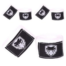 Block Mart 棉質拳擊手綁帶, 白色, 3個