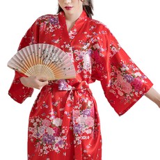 Kumal 日式浴袍, 1個, 紅色