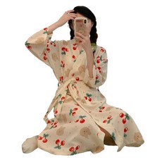 Kumal 夏季浴袍 M, 櫻桃熊, 1個