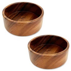 Kitchen Daom Rain Tree木質麥片碗 15cm, 單色, 2個