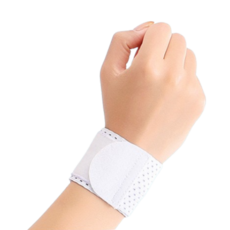 Sunews 運動網眼護腕 白色 2入, 1個