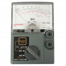 한도 아날로그 절연저항계 HD-1006, 1개