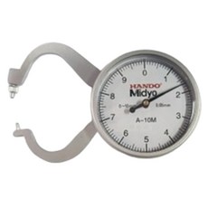 MIDYO 指針式外徑卡尺 鏡片厚度用 A-10M, 1個