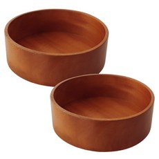 부엌다옴 桃花心木塊沙拉碗 特大 23cm, 單一顏色, 2個