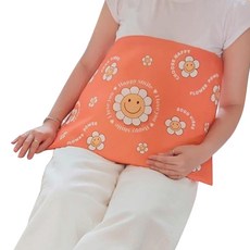 Hanil 黃土球熱敷袋 80*46cm, HI-501G, 快樂花橙