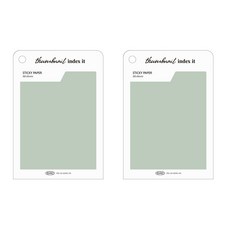 플레픽 썸네일 인덱스 잇 메모지, 프리 그린, 1개입, 2개