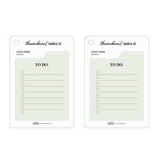 플레픽 썸네일 인덱스 잇 메모지, 투두, 1개입, 2개