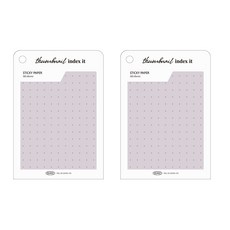 플레픽 썸네일 인덱스 잇 메모지, 도트 린넨, 1개입, 2개
