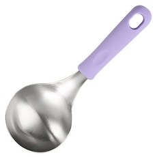 uh homedeco 不鏽鋼 304 迷你湯勺, 紫色, 1個