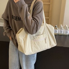 엘쏘 여성용 나일론 쇼퍼백